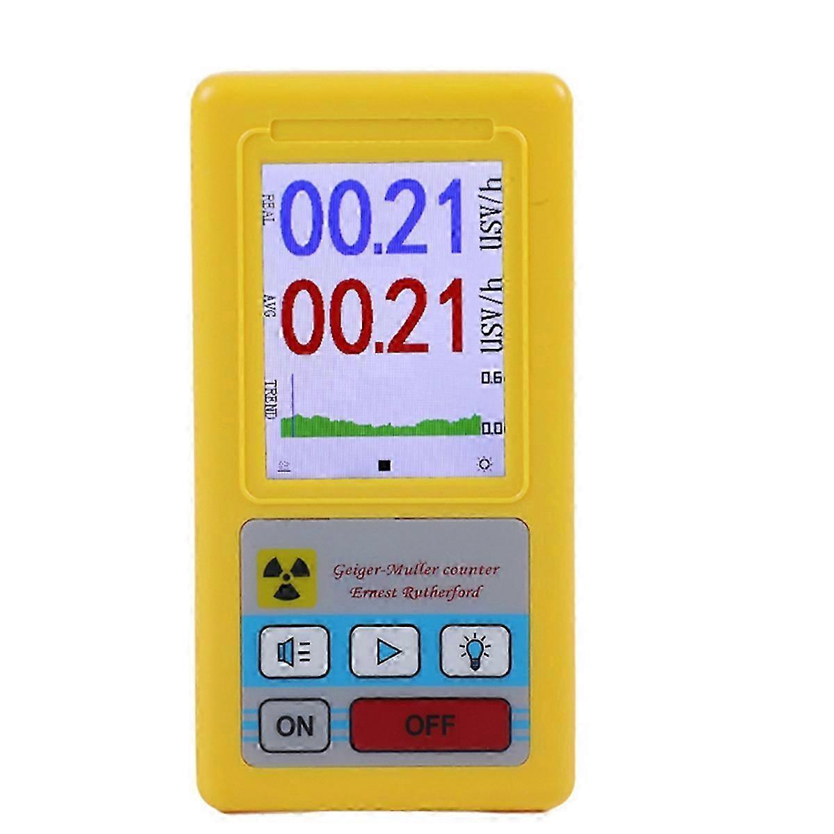 Nuclear Radiation Detector Personal Dosimeter X-Ray Beta Gamma Detector LCD Radioactive Tester Marbl Edition 0922