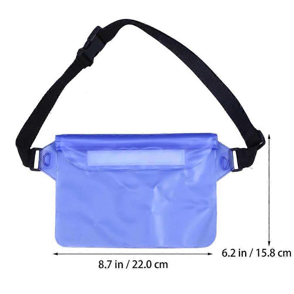 Waterproof Document Bag 2Pcs Snowproof and Sandproof Adjustable Cases for Men and Women Traveling Fishing Boating with Premium Sealability