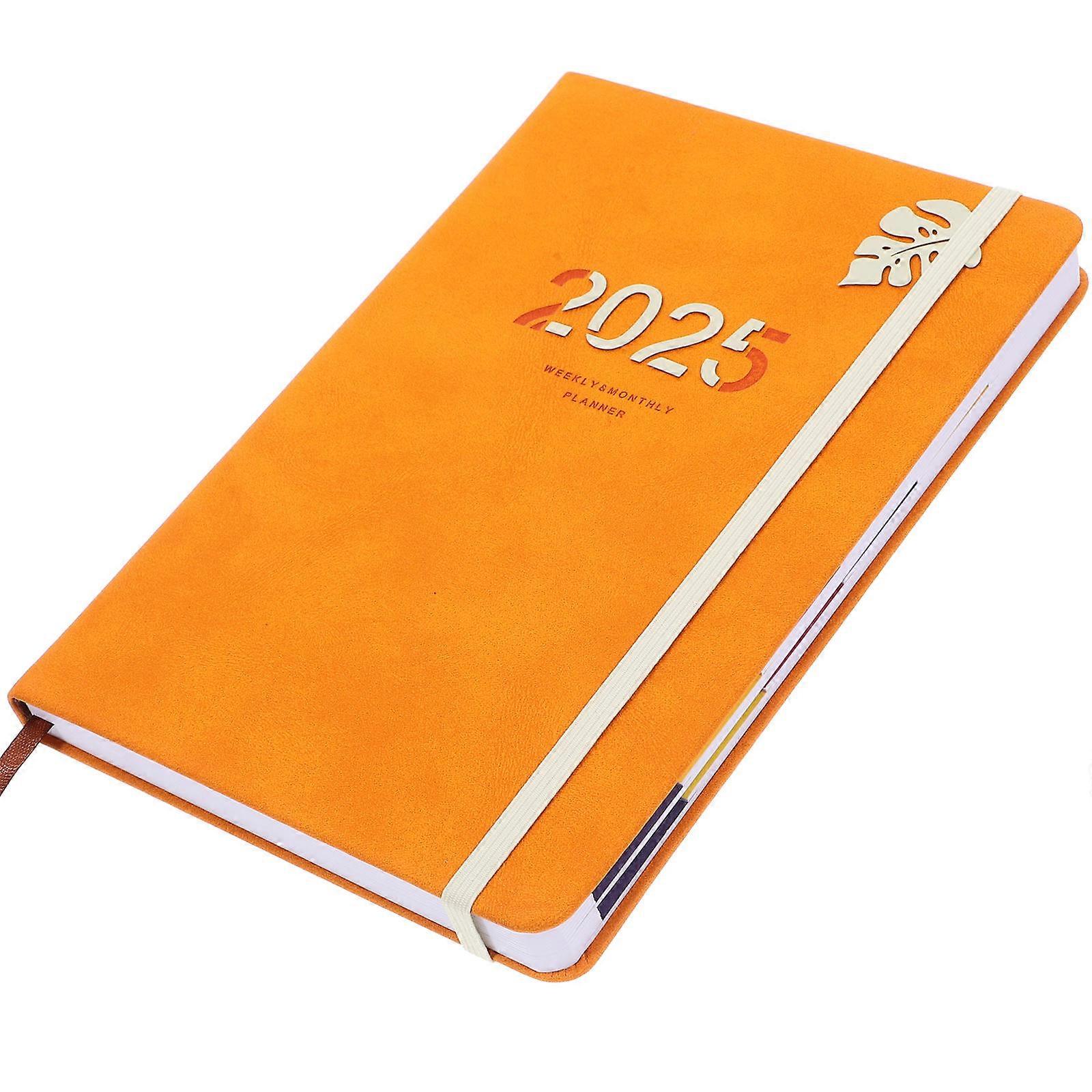 Daily Schedule Plan Notebook Office Planner Monthly 2025 Planner Yearly Schedule