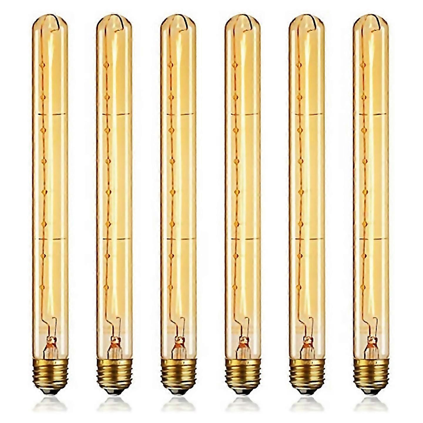 För dimbar lång rörformad glödlampa E27 40w Retro Glödlampa 220v 6