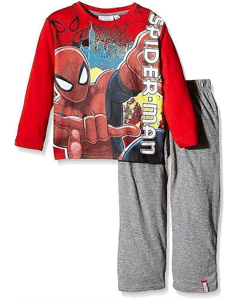 Garçons Marvel Spiderman Long Manche – ensemble Pyjama