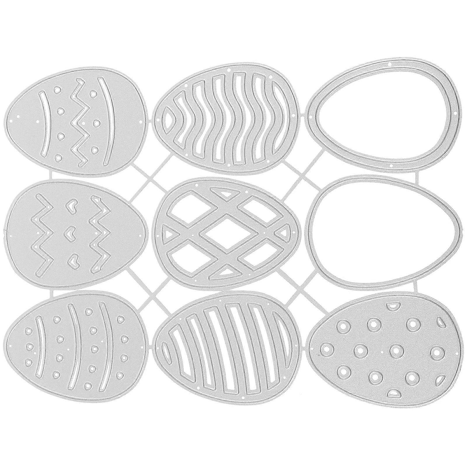 DIY Scrapbooking Metal Die Cutting Dies for Easter 3Pcs Craft Set