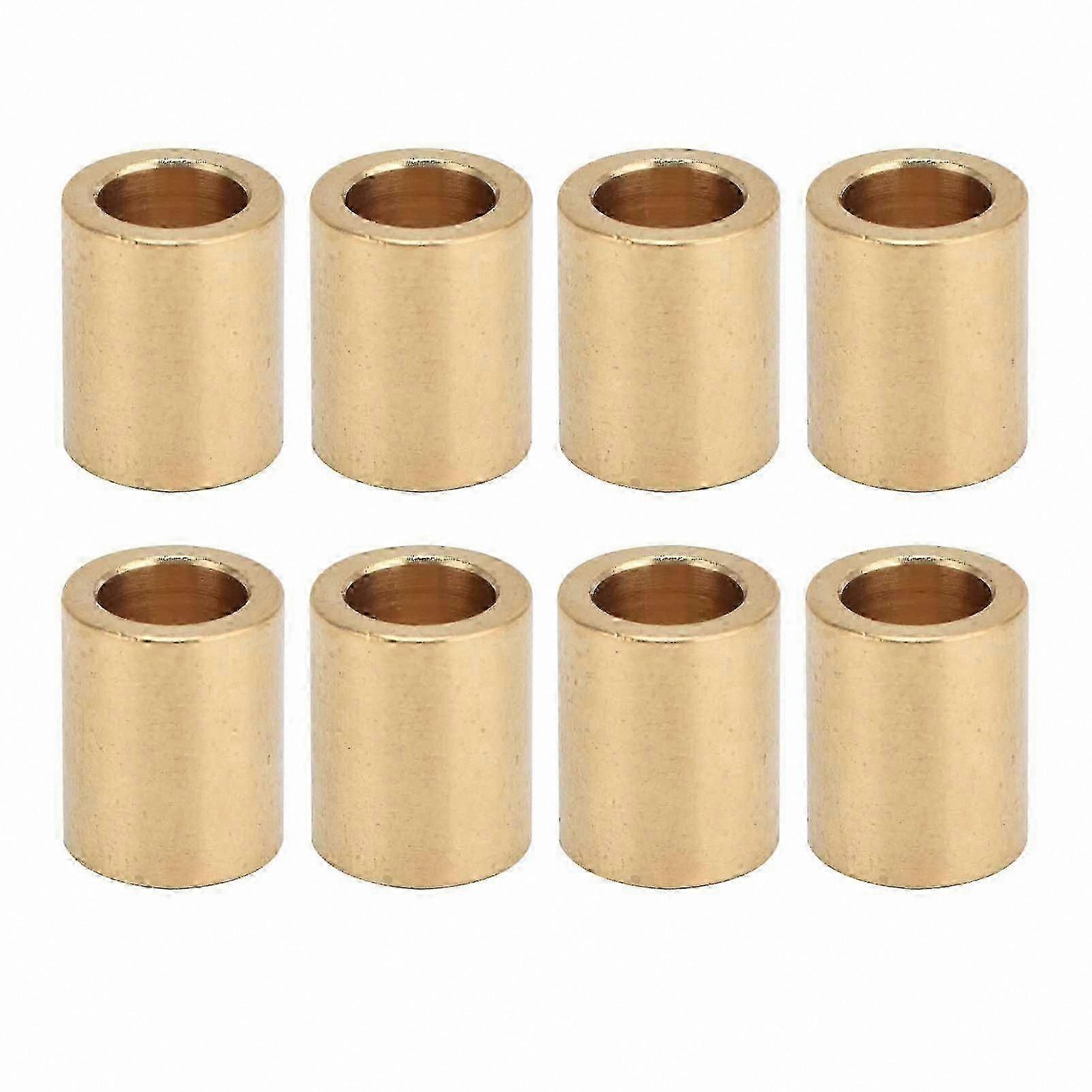 8 Pieces Self-Lubricating Sleeve, 8mm Inner Diameter x 12mm Outer Diameter x 15mm Length, Durable Bearing Sleeve for Smooth Sliding Applications