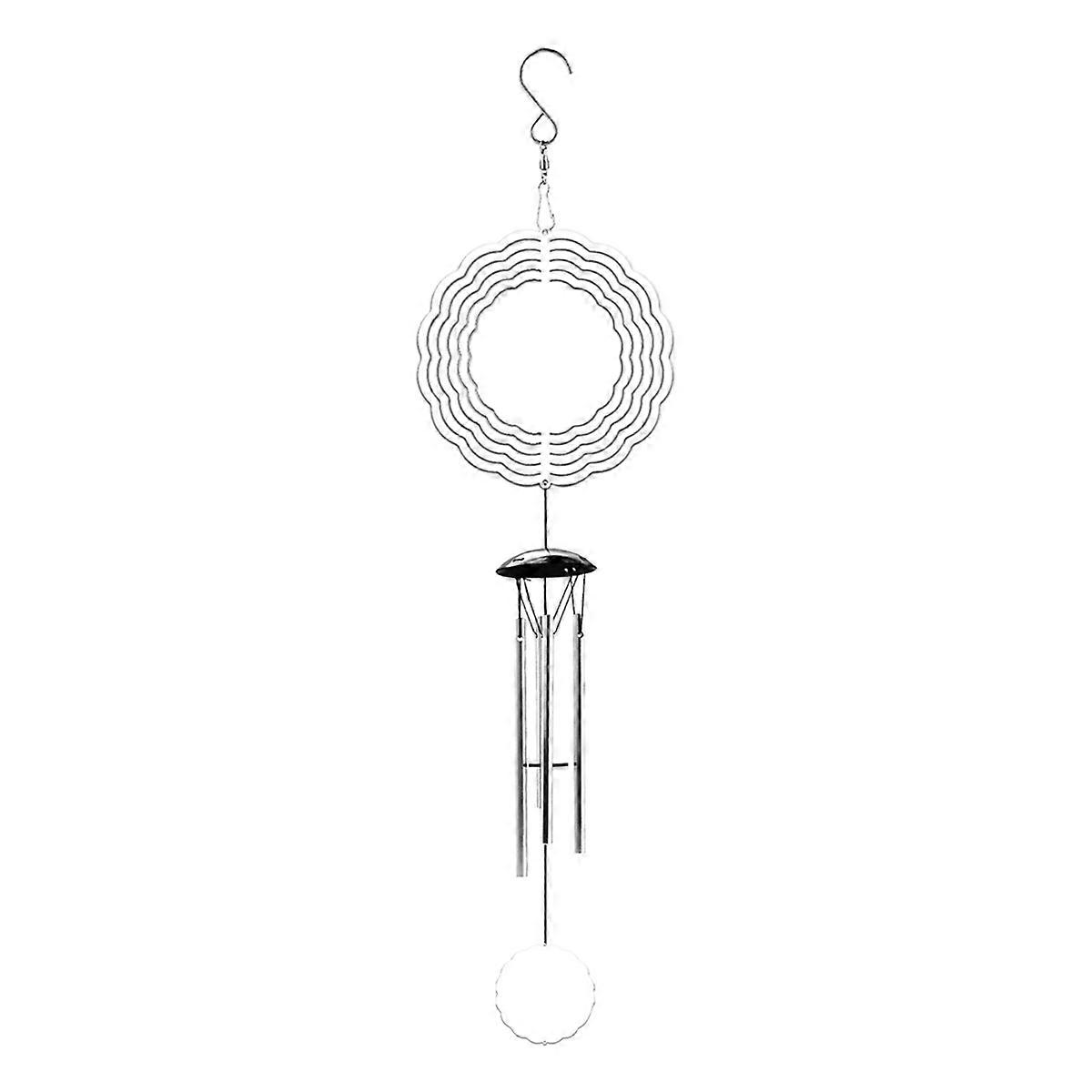 Sublimation Wind Spinner Blanks Outdoor Decor, with 4 Thickened Tubes