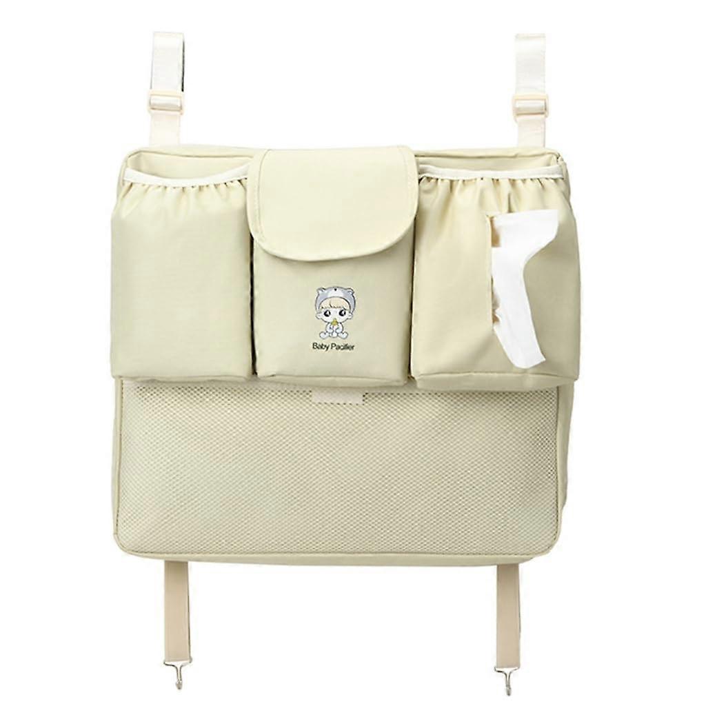 Multifunctional Baby Strollers Hanging Bag With Multiple Pockets Lightweight Travel Mom Bag For Bottles Infants And Toys