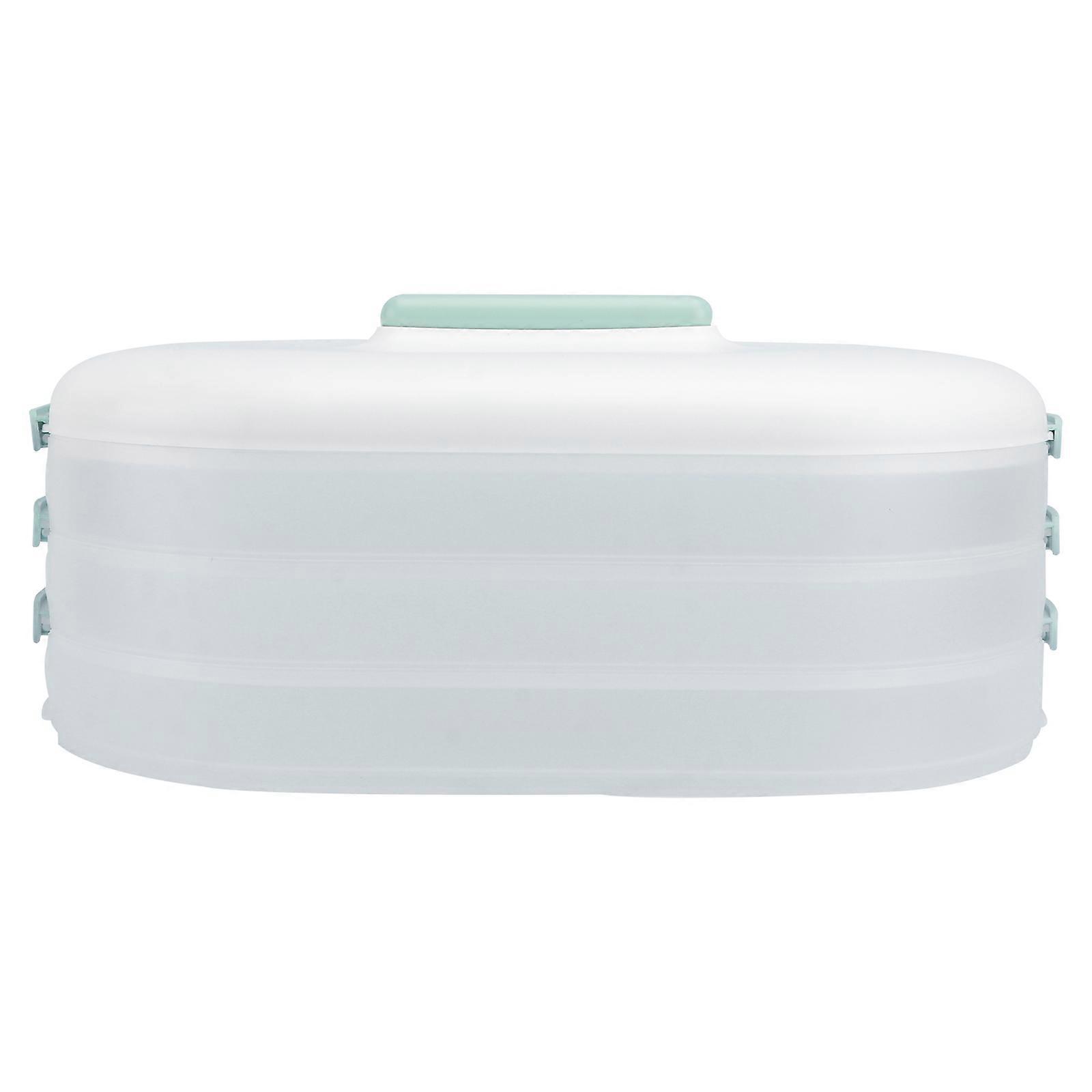 Odor Prevention Dumpling Container For Kitchen Use Made Of PP In White 1Pack