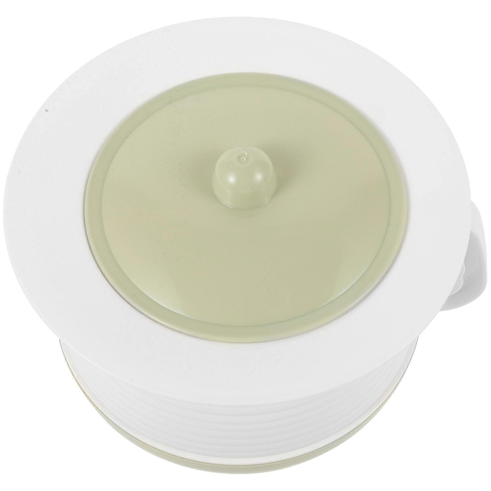 Unisex Chamber Pot Covered Urinal For Home Use Nighttime Use 21x18.5cm Durable Plastic 1Pcs
