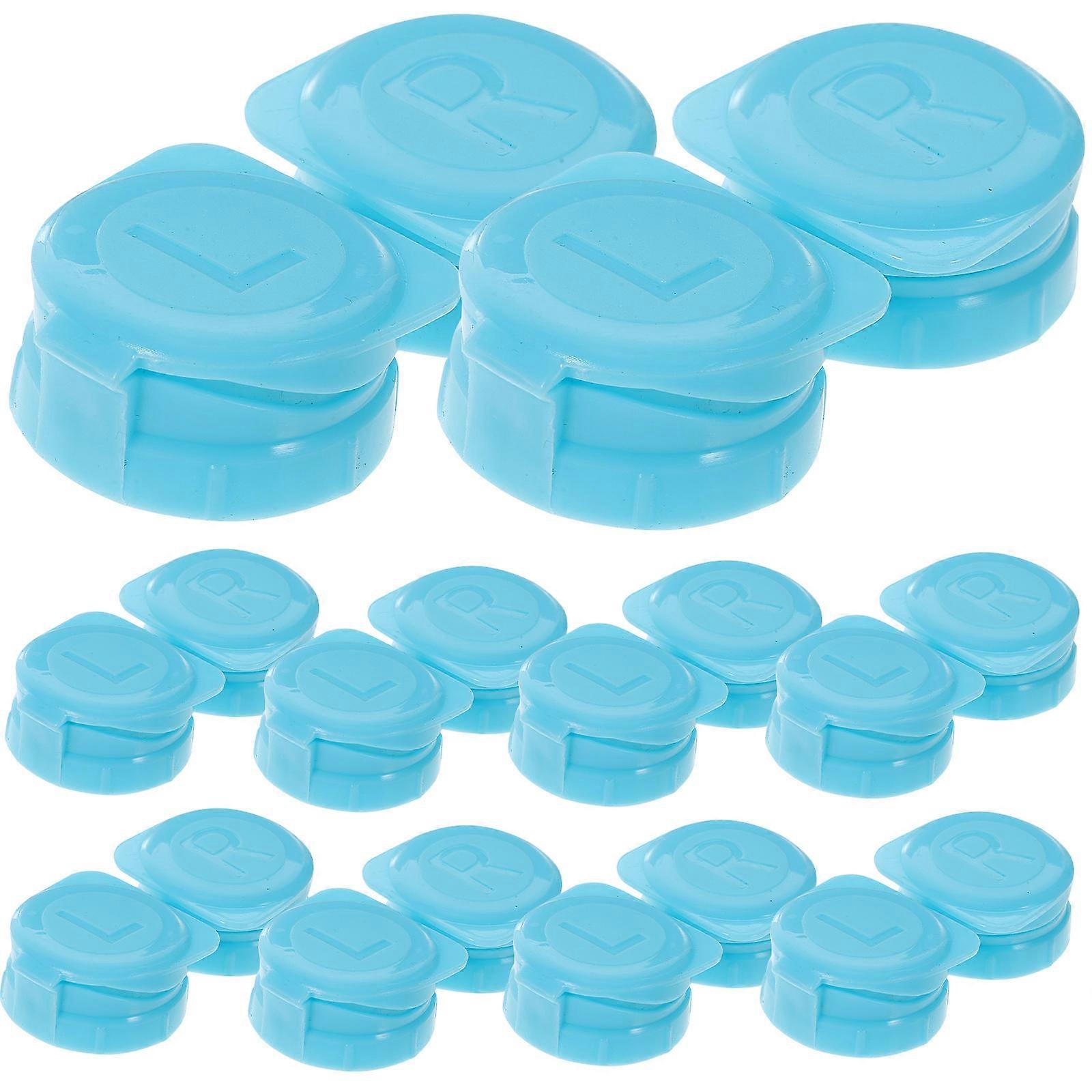Lens Case Holder for Holding Blue 20Pcs Storage Box