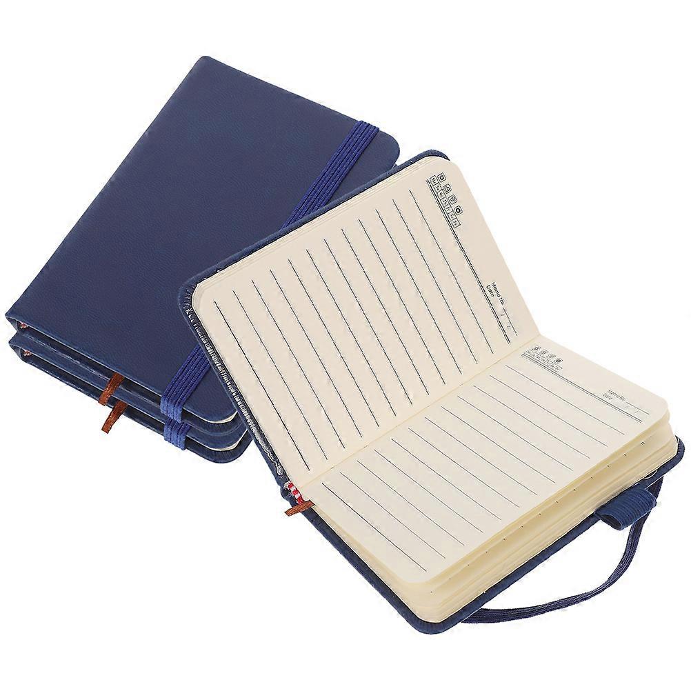 Mini Notebook 12 Pcs Dark Blue Designed For Office Workers Students Note Taking Meeting Notes