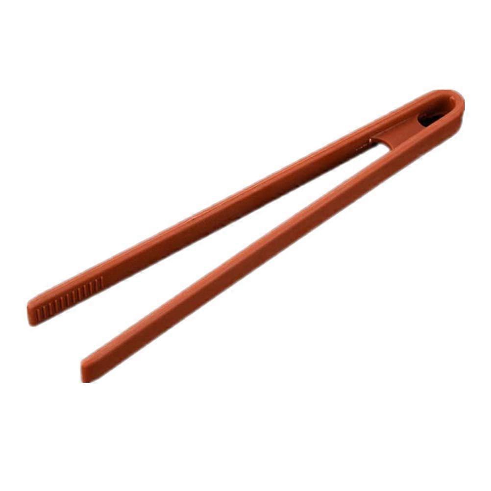 Kitchen Silicone Tong Food Clamp for Bread 1Pcs Brown Kitchen Tool