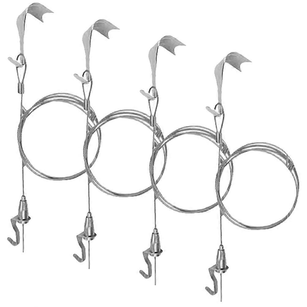 Picture Hanging String Picture Frame Hanger for Hanging 20Sets Heavy Duty Silver