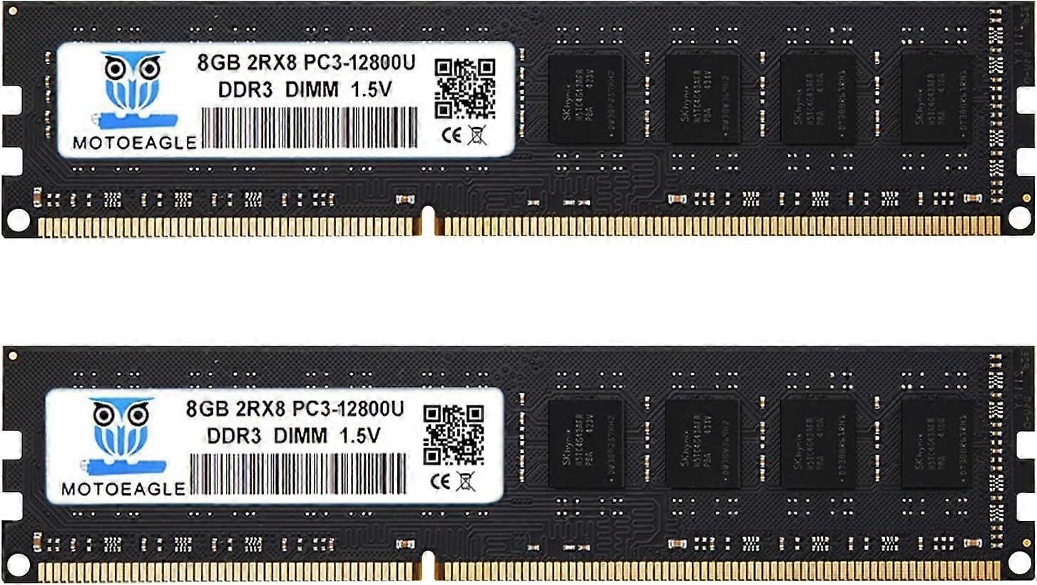 2025 Latest Model [DDR3 16GB RAM] 16GB KIT (2x8GB) DDR3 1600MHz PC3-12800U Non
