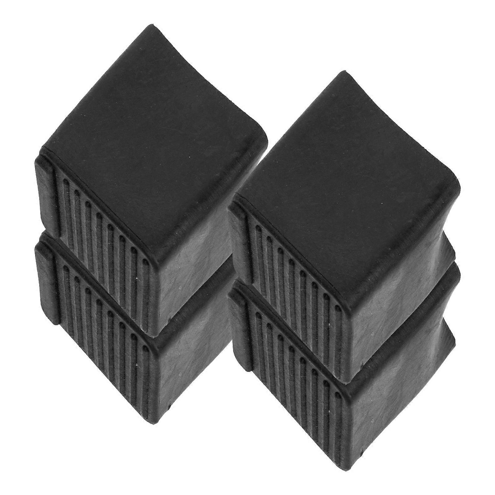 Ladder Foot Covers 20 Pcs Rubber Black Step Ladder Protection For Home Use With Floor Protection Features
