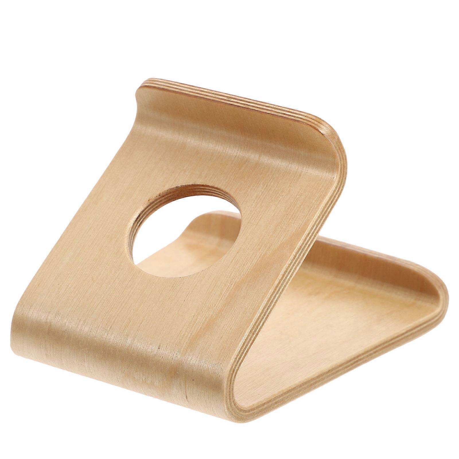 Wooden Phone Stand For Household Mobile Use In Assorted Color With Simple Design For Holding Mobile Phone 1Set