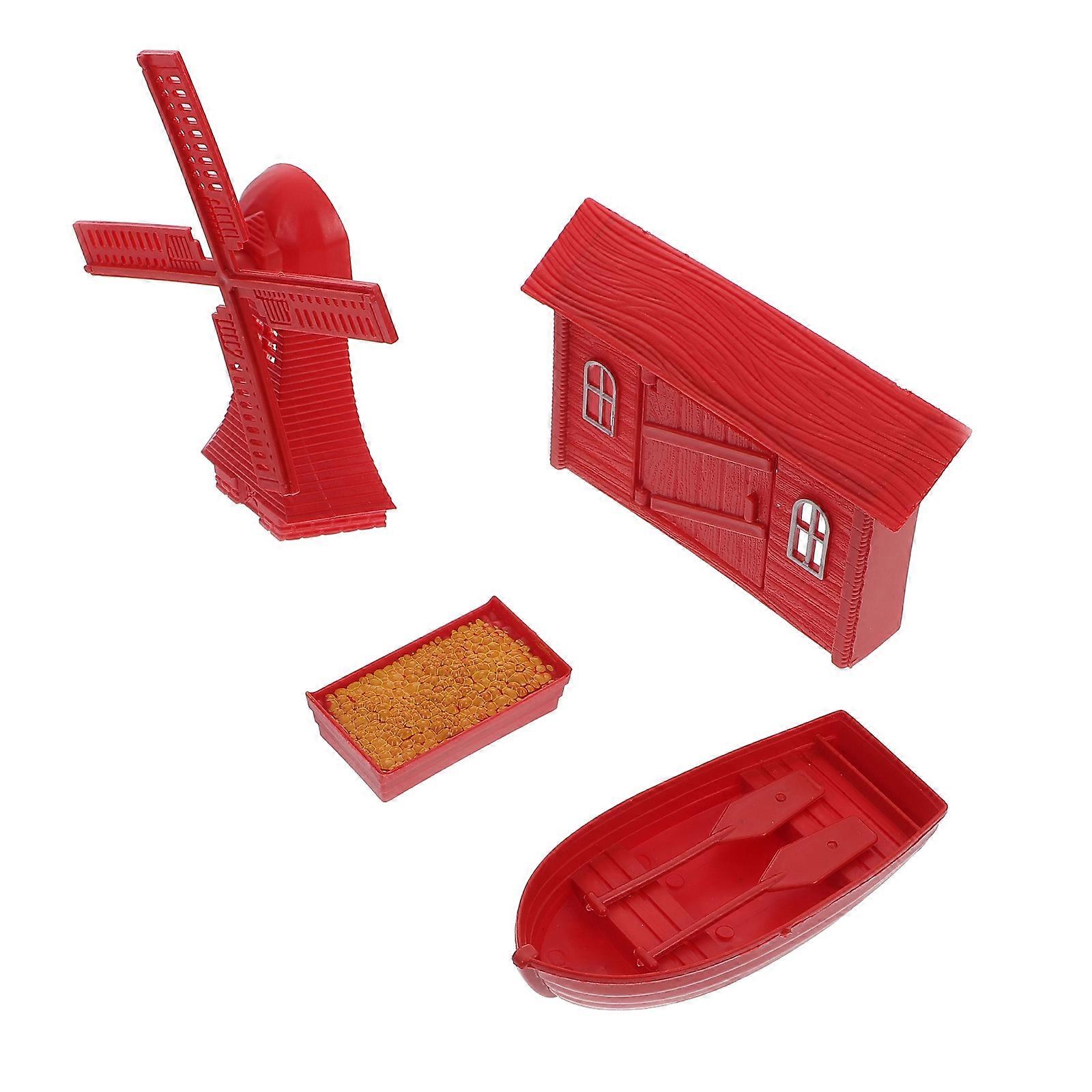 Miniature Farm Model Farm Decor for 32Pcs Set Durable PVC Accessories