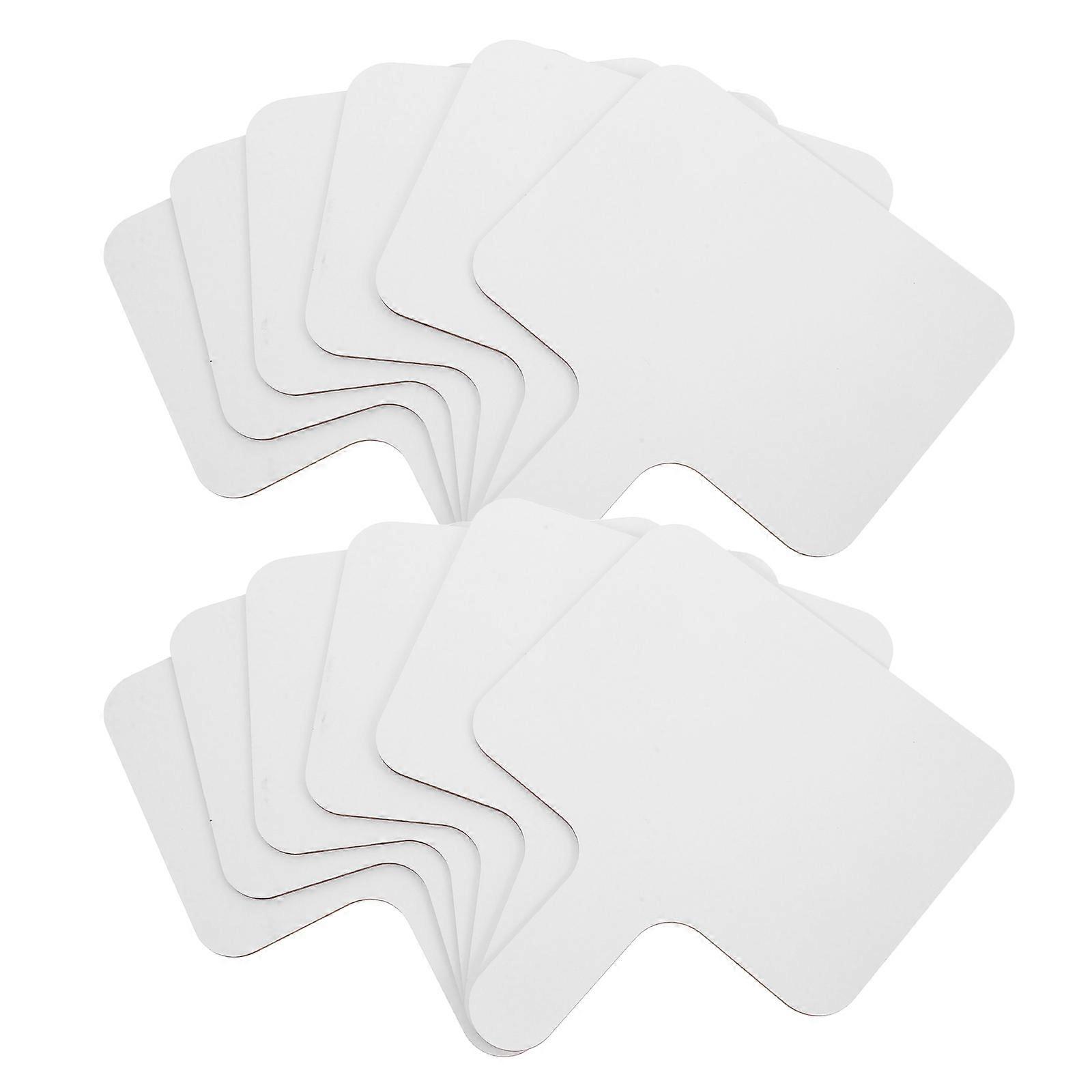 24Pcs Double Sided Handheld Mini Whiteboards Perfect For Interactive Learning And Workshops With Wood Design