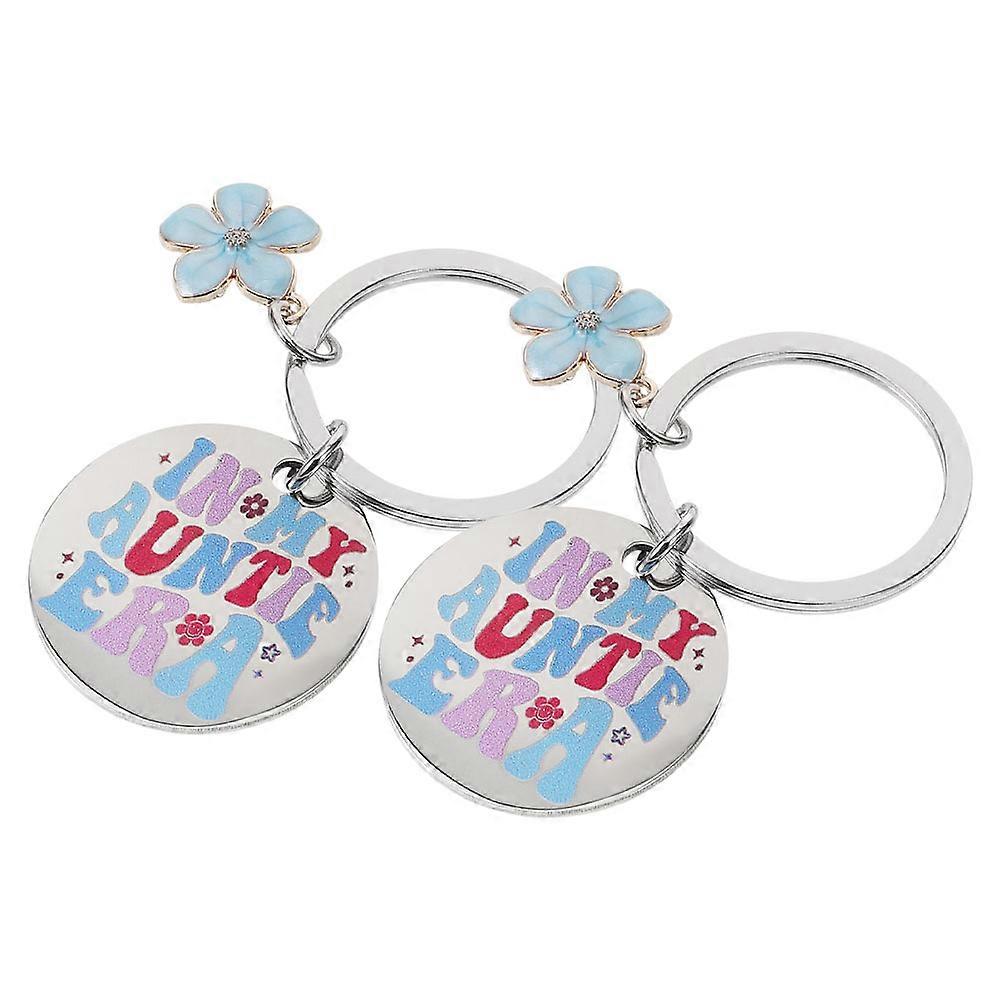 In My Keychain Multi Color 6.00X3.00X0.30CM Keyring For Backpacks 2Set