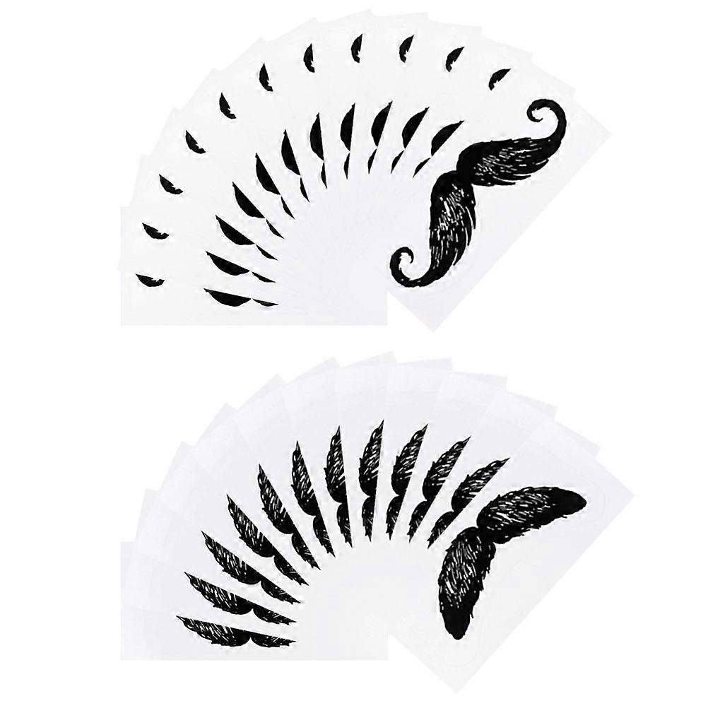 Small Mustache Protector Nose Hair Waxing Stickers for Daily Use 96 Sheets