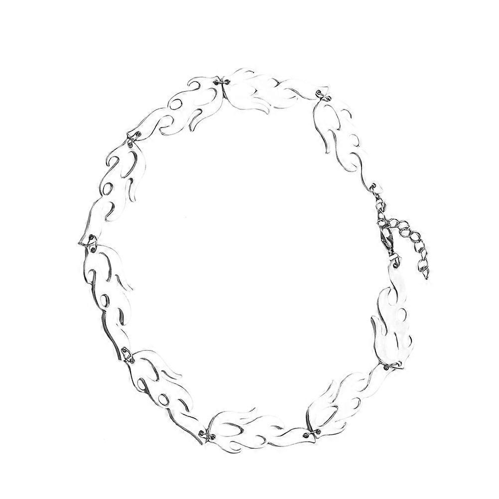 Creative Male Necklace for Decor 2Pcs Pattern Neck Pendant