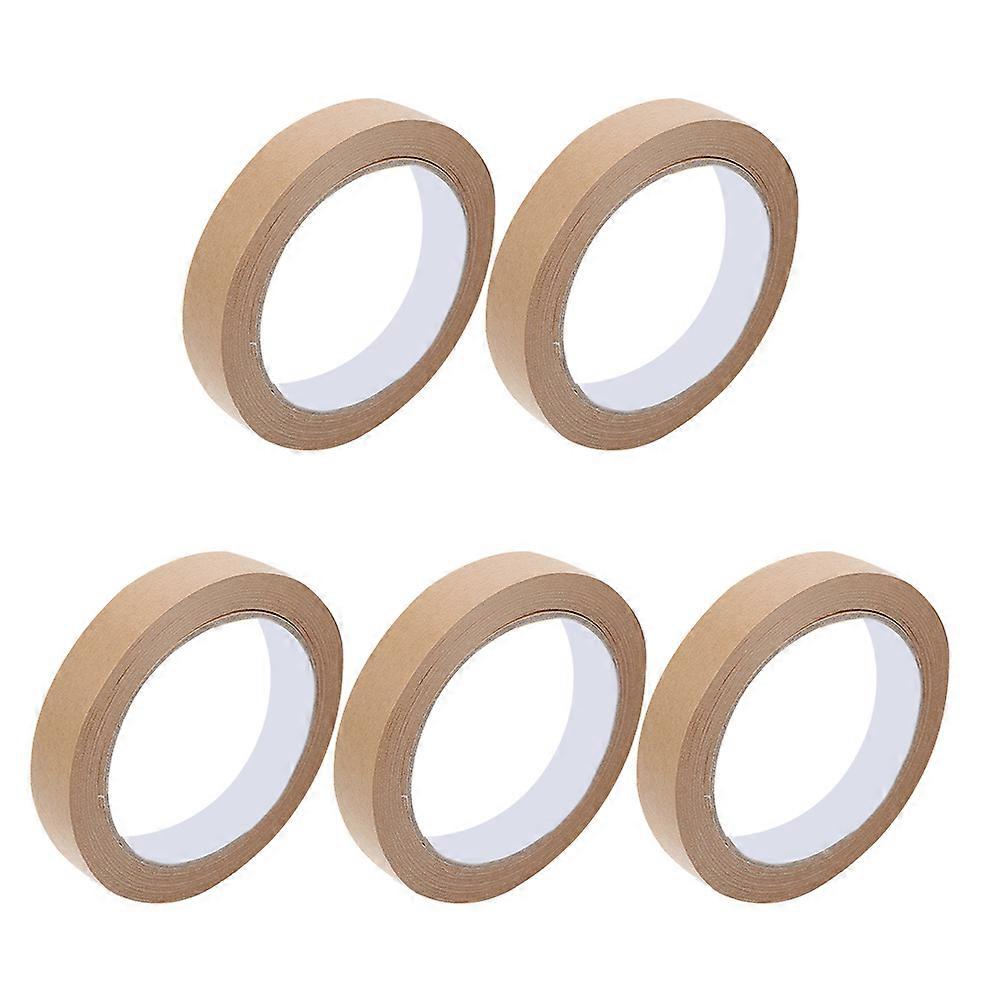 Light Brown Kraft Paper Tapes for Packaging Use with Strong Hold 15Pcs