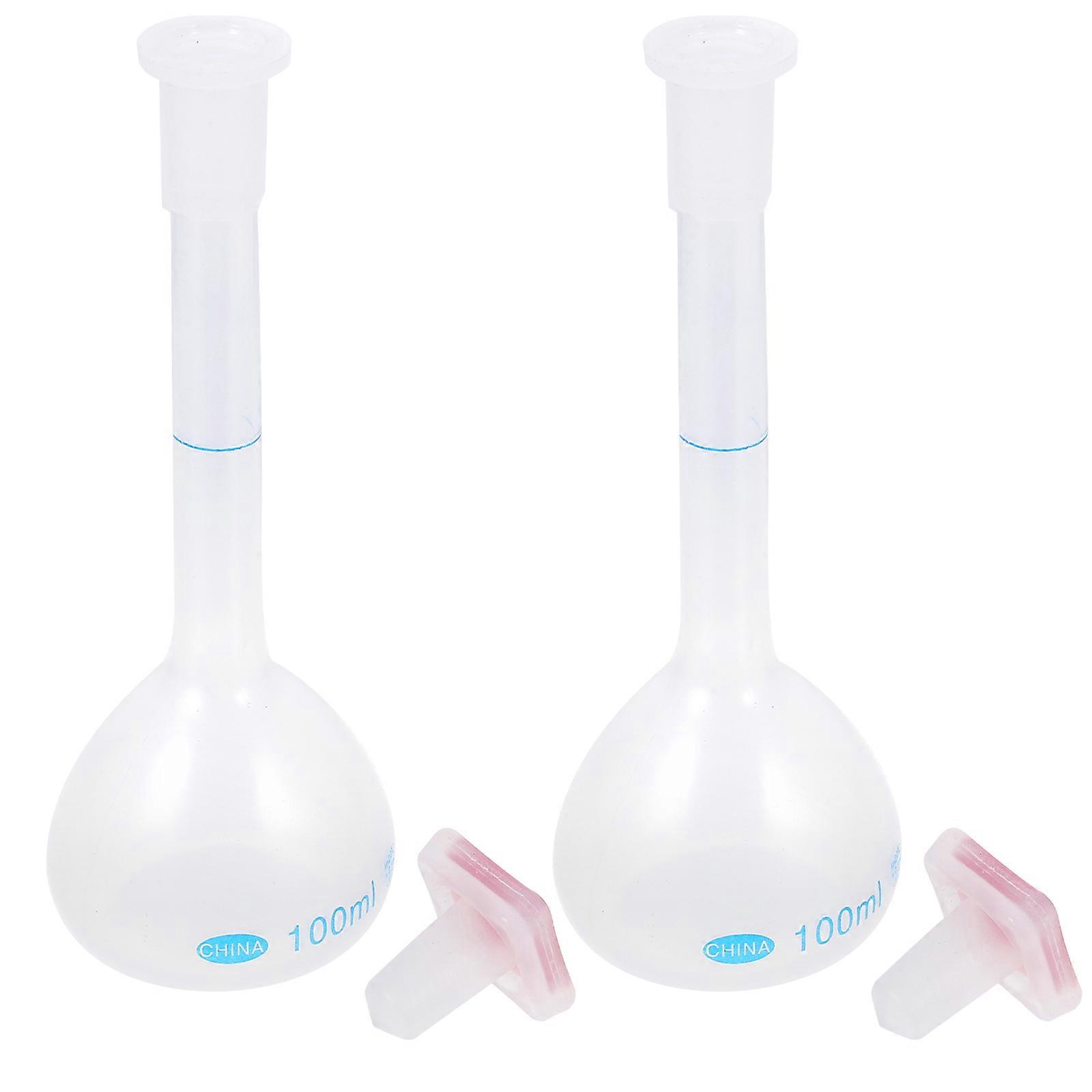 Dispensing Bottle 2Pcs Multi-functional Plastic Laboratory Supplies For Home Laboratory And Hospitals High Temperature Resistance