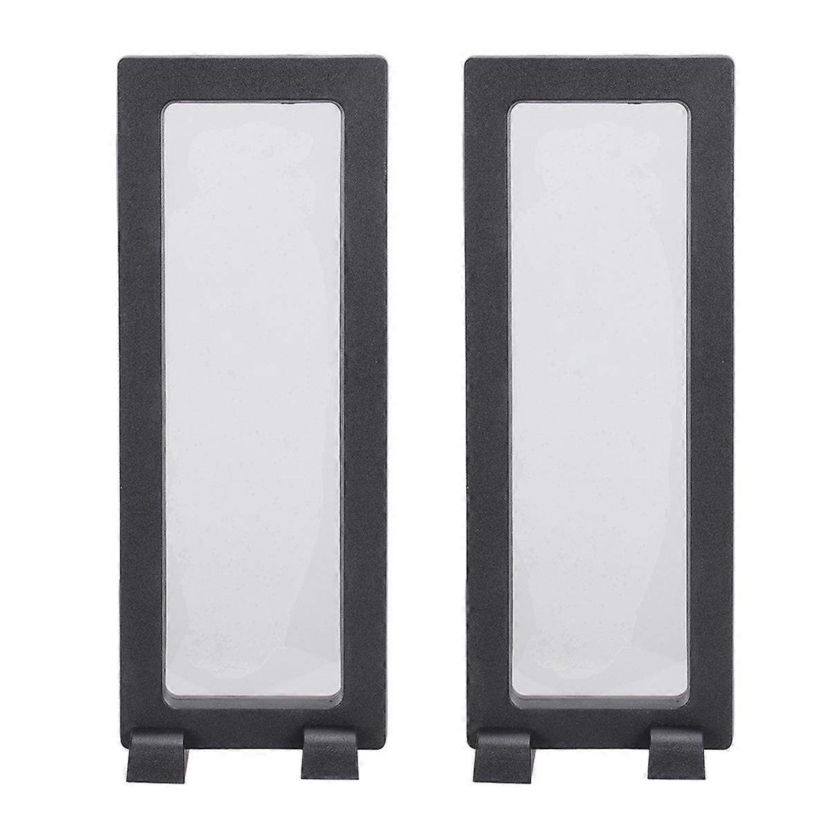 3D Floating Frame Shadow Box for Jewelry Display 6Sets Black