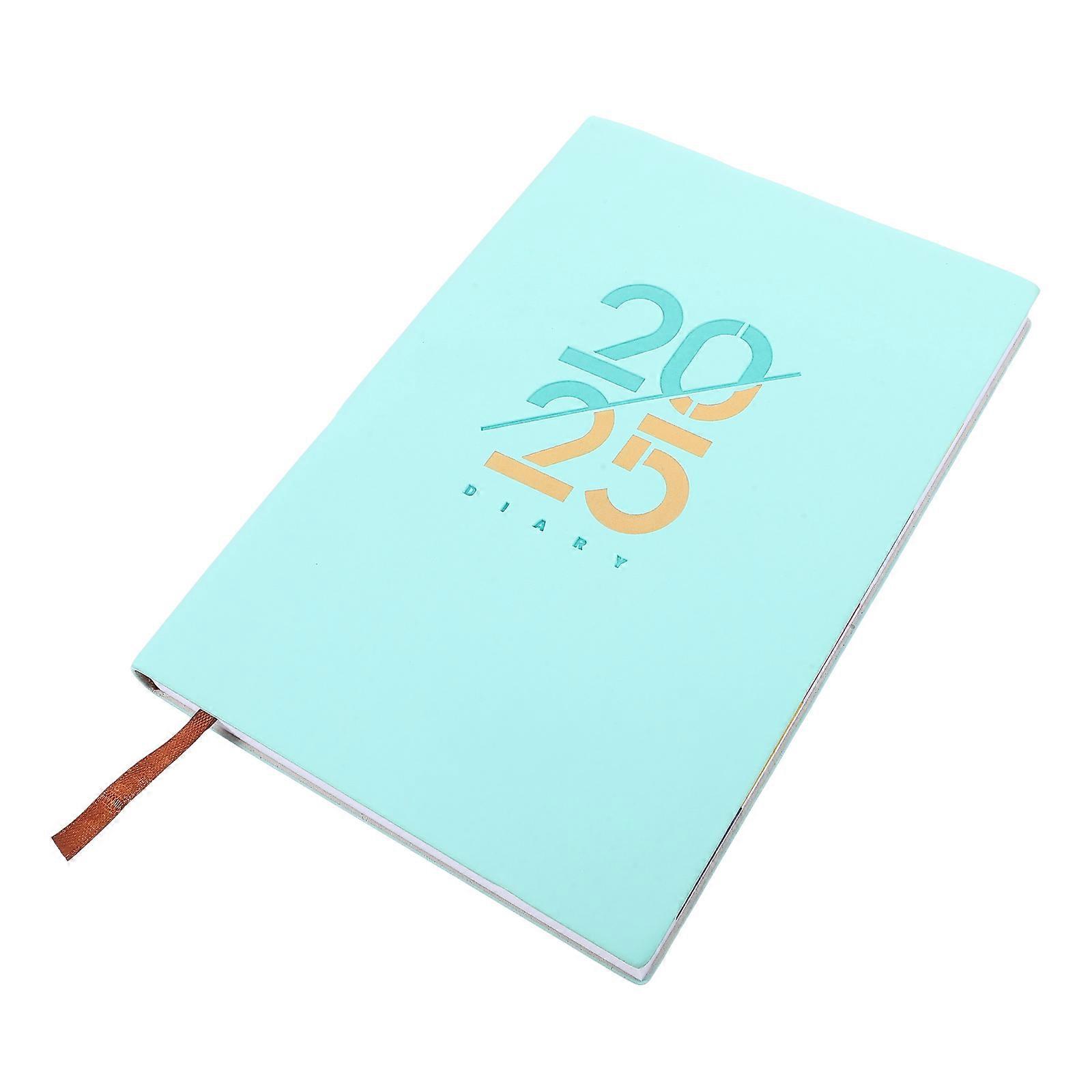 2025 Monthly Planner Notebook for Task Management 2Pcs Green A5 Notebooks