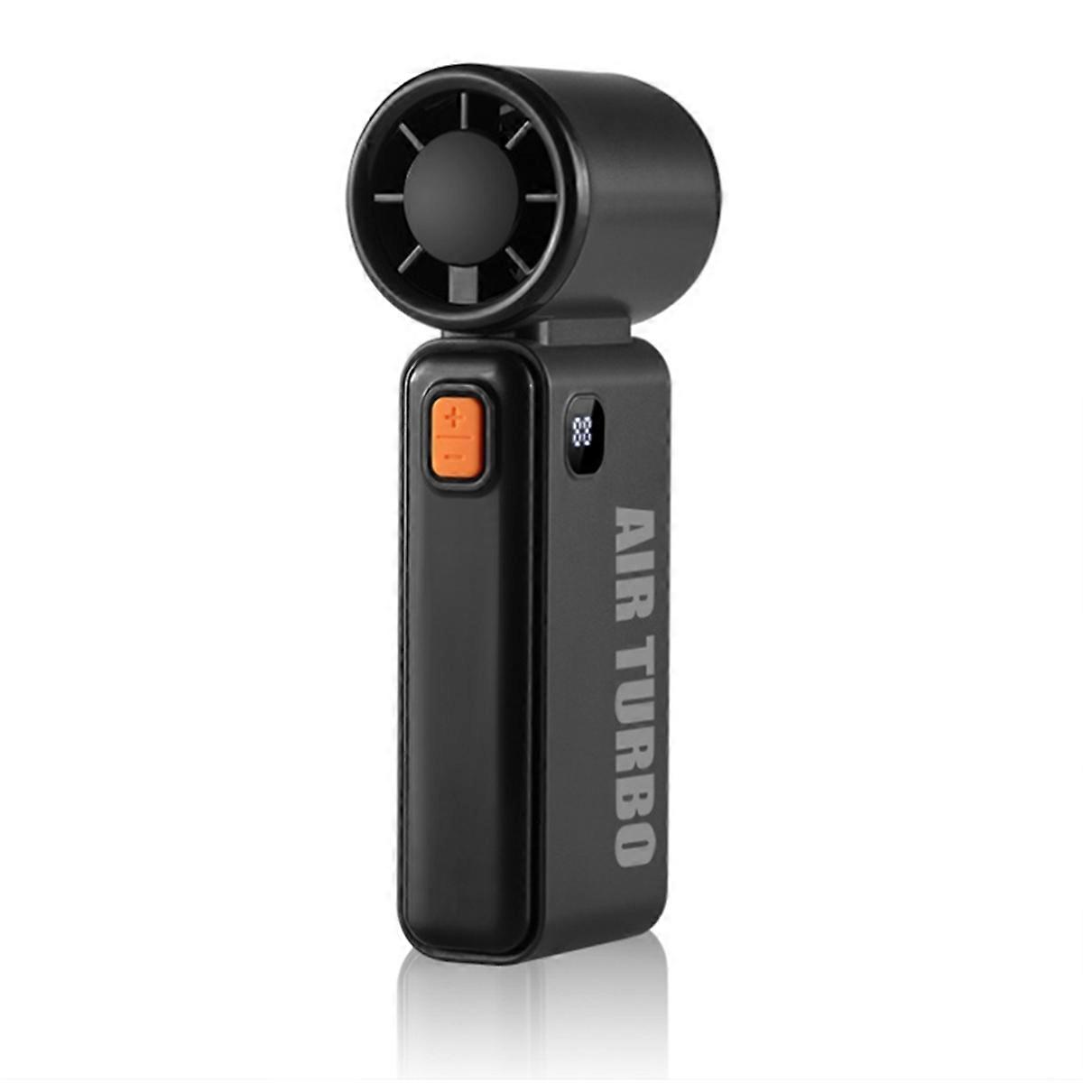 Mini Handheld Violent Fan Usb Charging Outdoor Battery Black