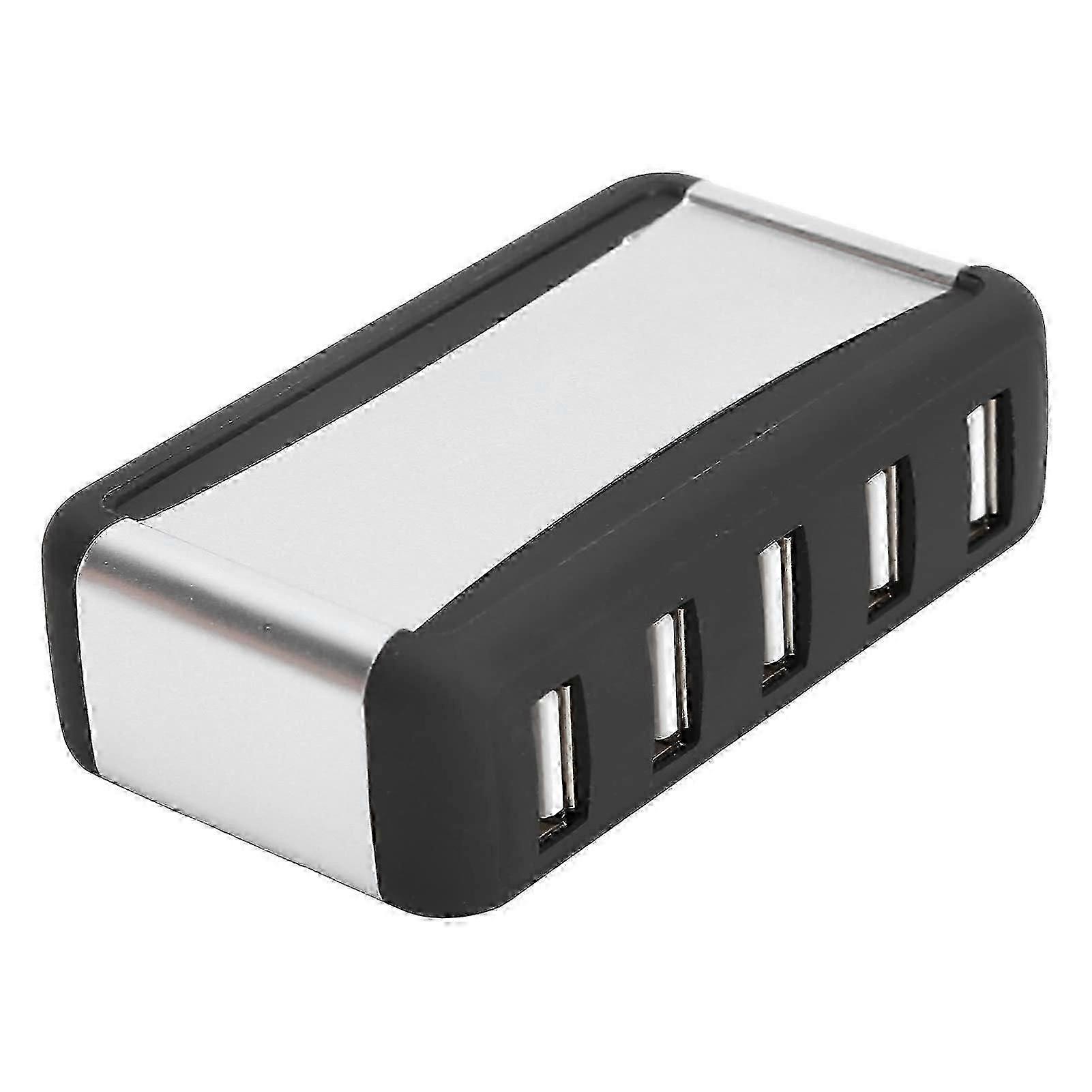 USB 7Port Hub Multi USB Port Expander Fast Data Transfer USB Splitter HighSpeed Extender with Power Supply 100240V(UK plug)_SZXM