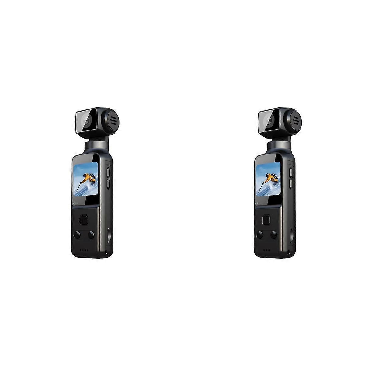 2X 4K Pocket Digital Camera 1.33Inch Screen 270 Degrees Rotate Wifi Transmission Record Portable Spo