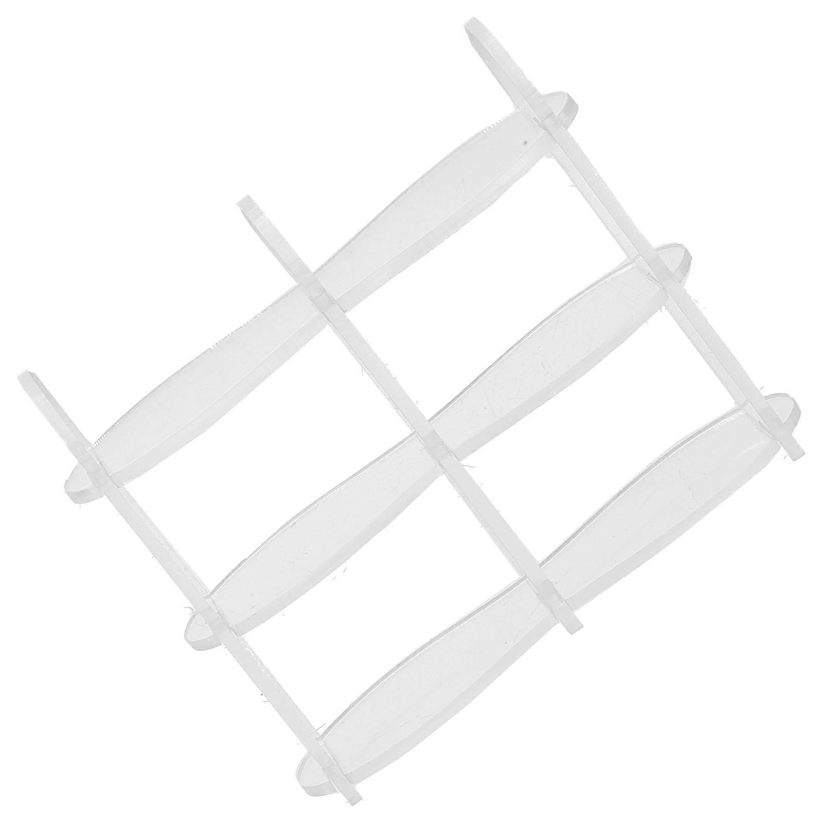 Acrylic Miniature Furniture Shelf for Display Doll House 2Pcs Stand