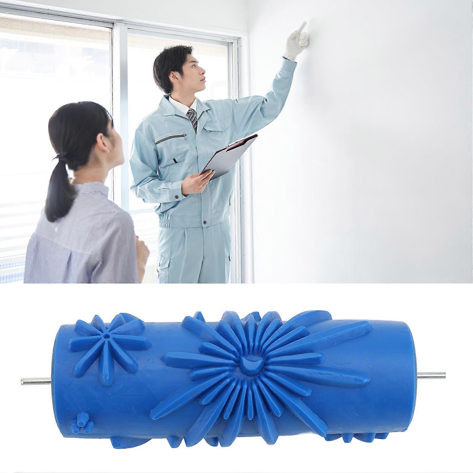 Decorative Texture Roller Blue 098Y Rubber Pattern Paint Tool