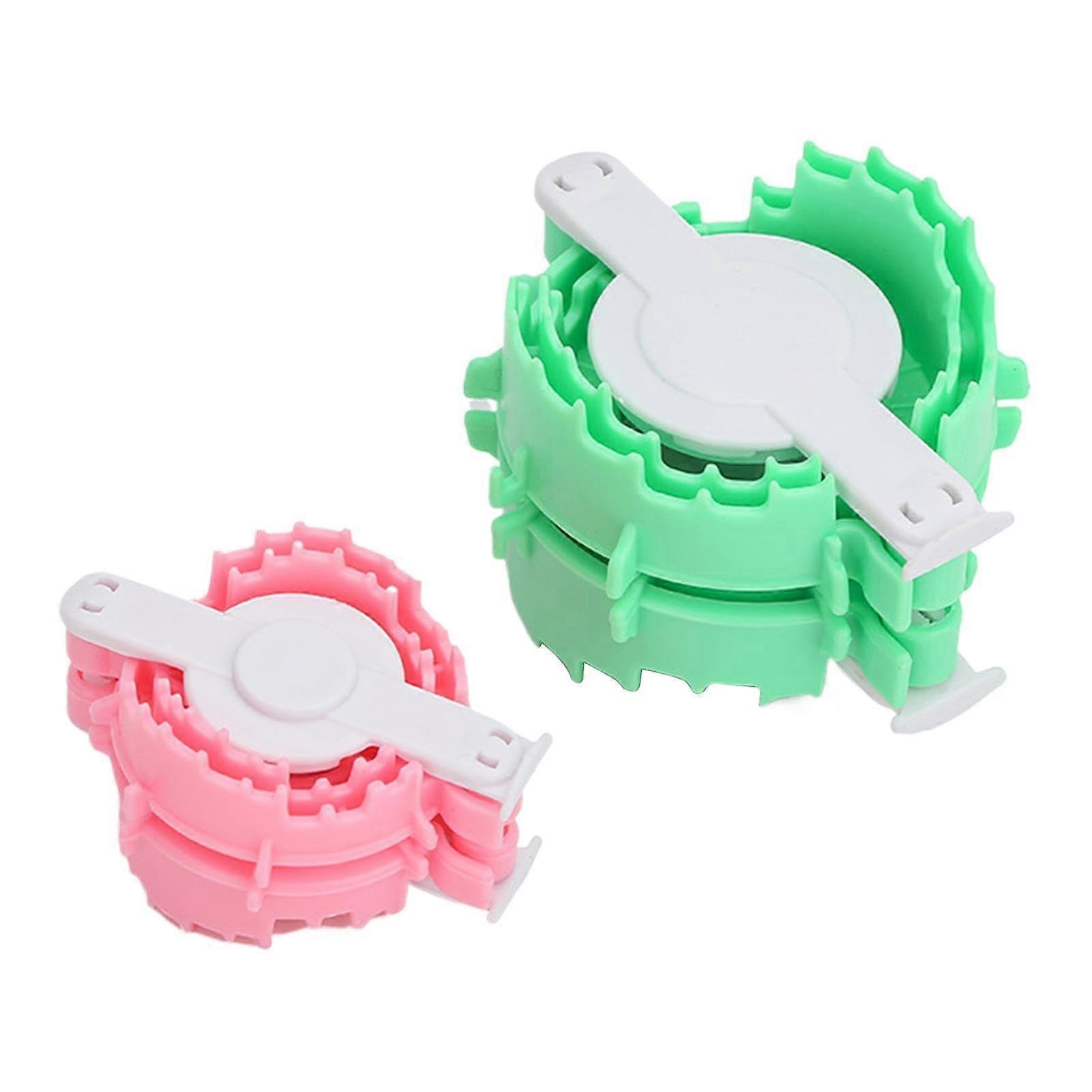 Fluff Ball Weaving Tool 2Set Heart Shape Yarn Ball Maker Portable Tool Set