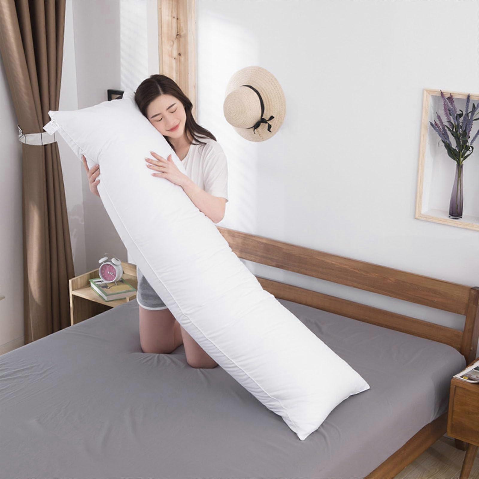Full Body Pillow Insert For Adults, Soft White Pillow For Bed Support, Side Sleeper, 40x120/16x47cm