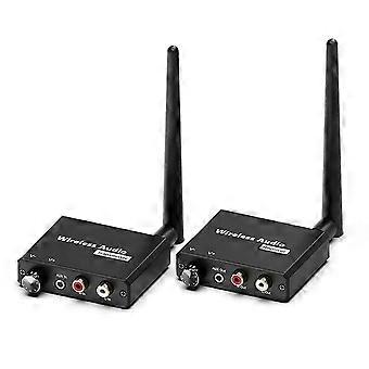 Trådløs lydsender og -modtager, 2,4 GHz trådløst hi-fi-lydadaptersæt, 160 fod / 50 m afstand