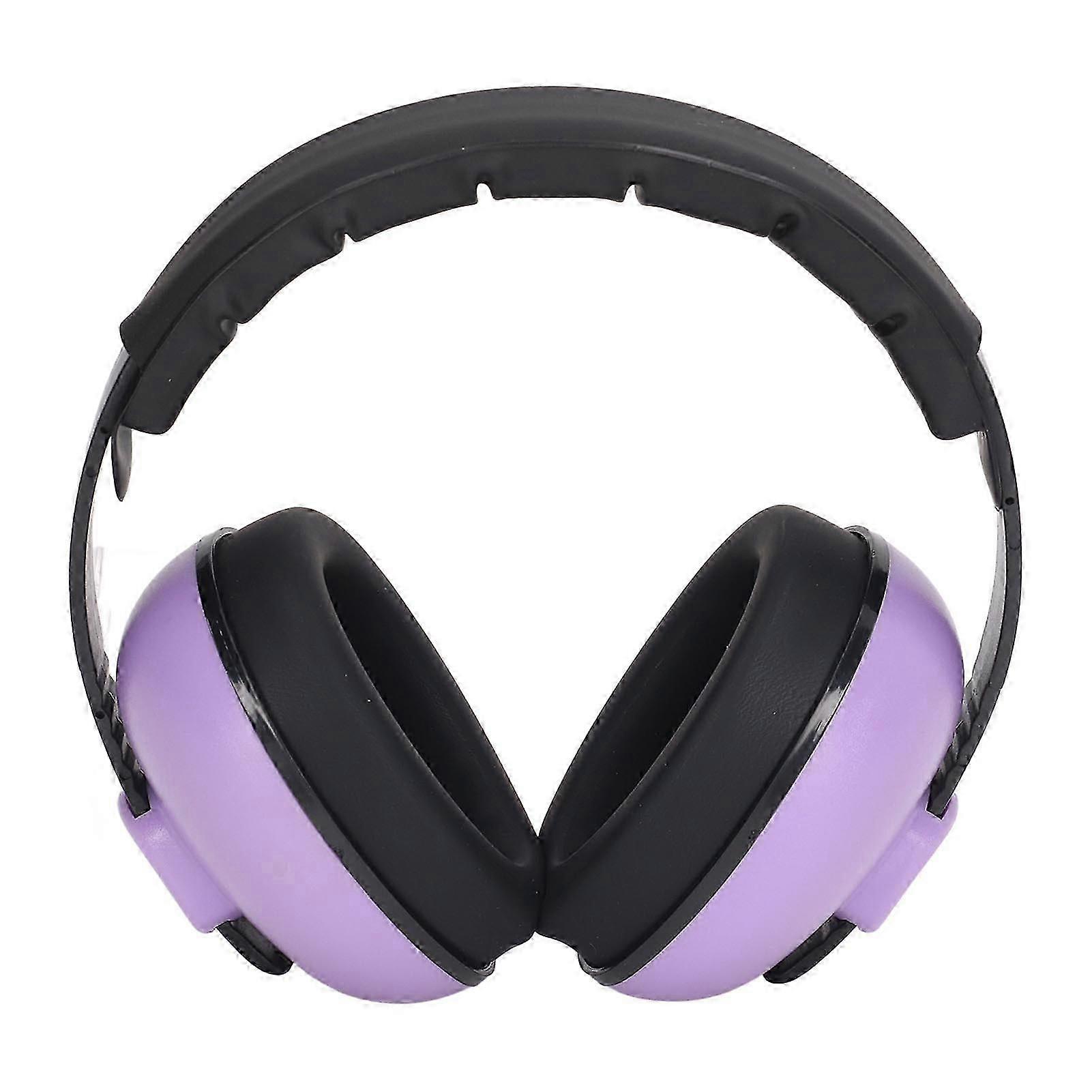 Cuffie antirumore NRR 31DB Isolamento acustico Protezione dell'udito Comodo cuffia pieghevole viola
