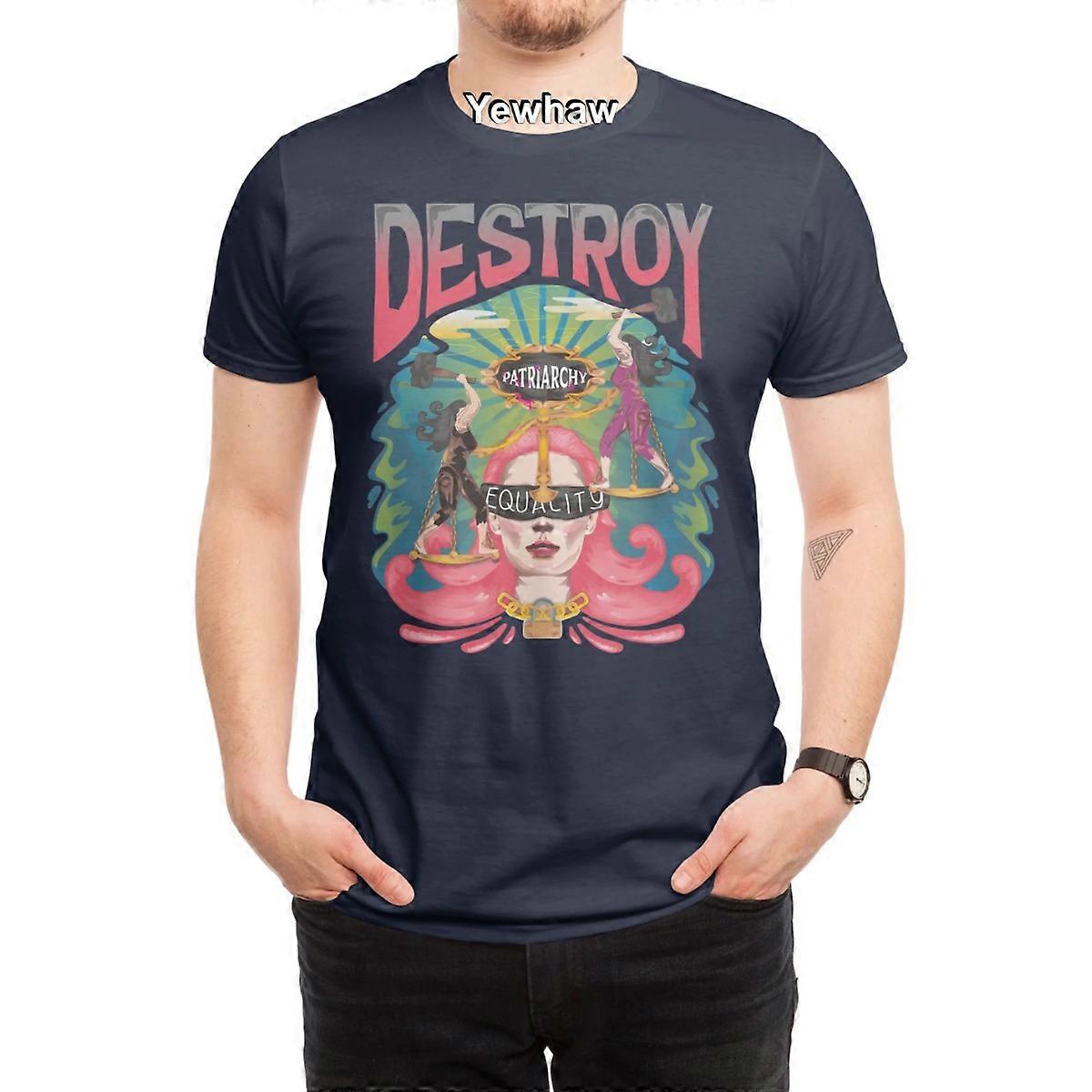 להרוס את הפטריארכיה למען חולצת טריקו של שוויון