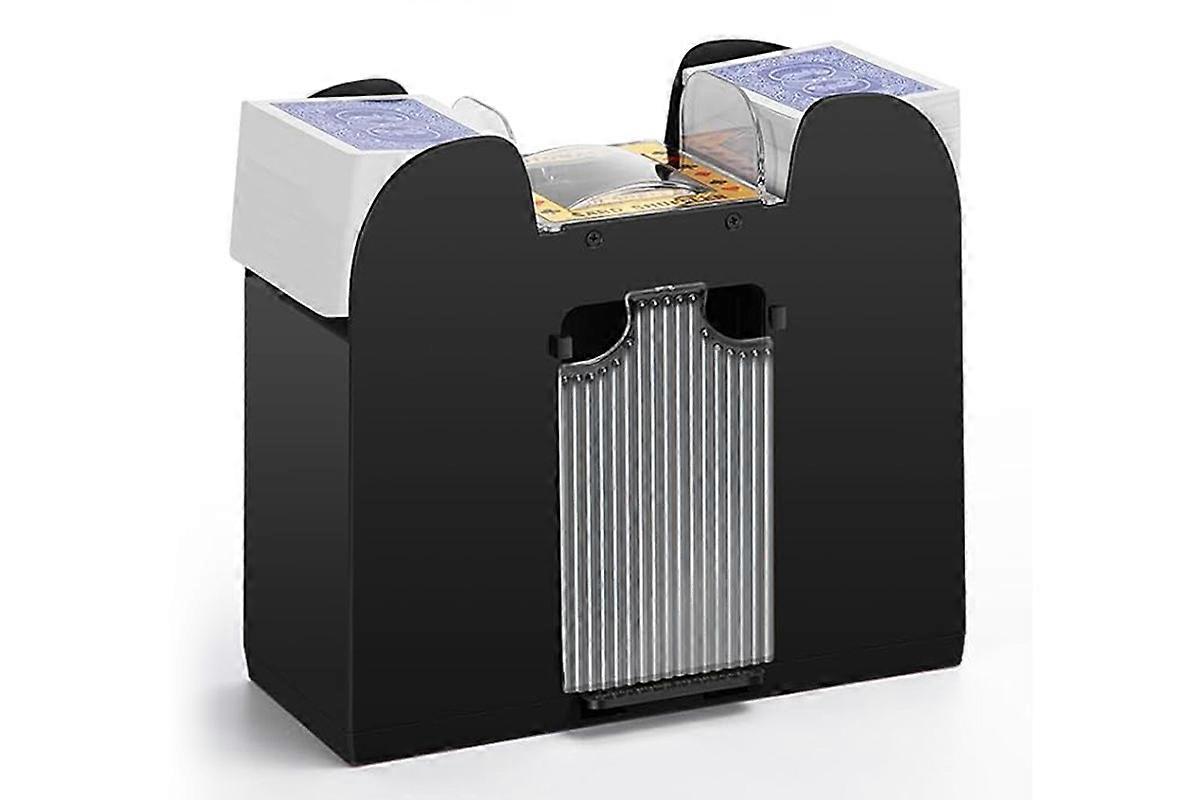 6 Deck Automatic Electric Card Shuffler Battery Operated