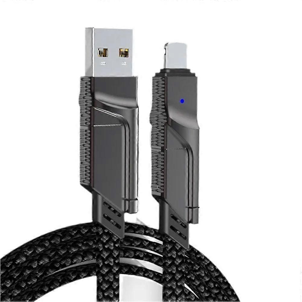 Four-in-one Data Cable for Type-C Dual PD Super Fast Charging Q0I1