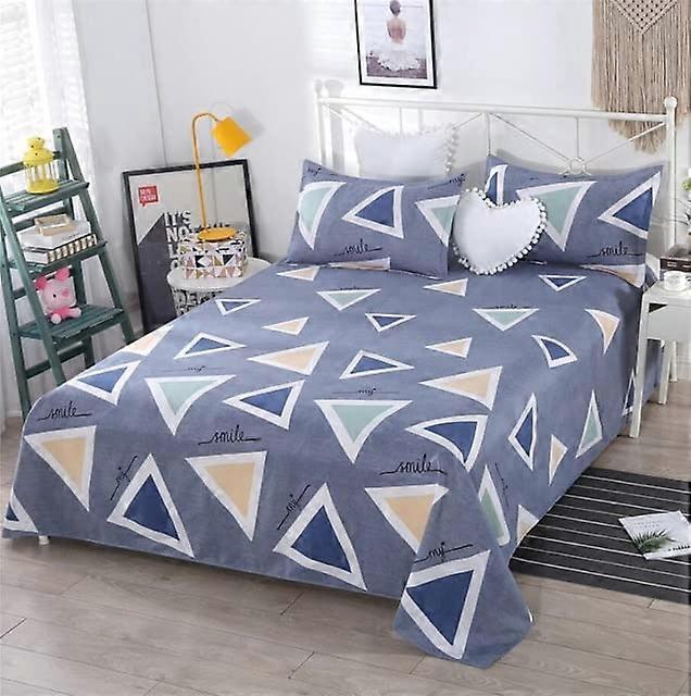 Bed Sheet Modern Polyester Cotton Flat Sheets Bed Linens Queen King Single Size Bedspread