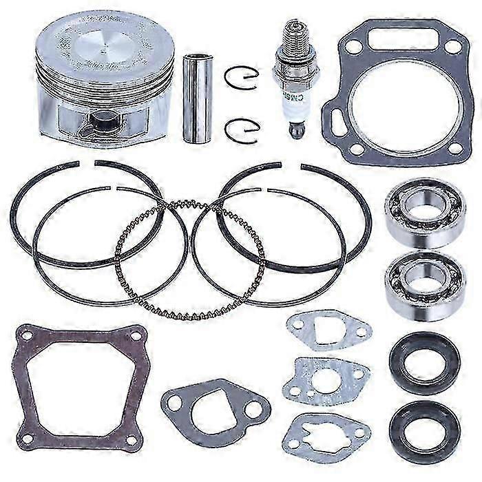 シリンダー ヘッド ピストン キットのクランク軸受けオイル シールはホンダGx160 Gx200 5.5hp 6.5hpエンジンのためのガスケットを再構築します