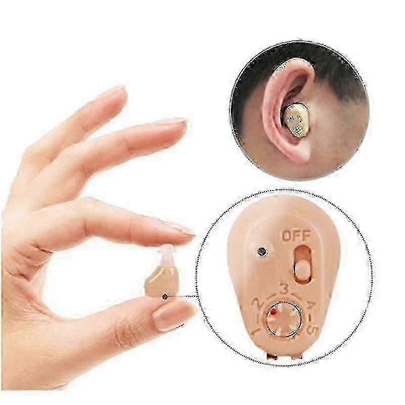 Hearing Aids Mini Invisible Elderly Hearing Aid Chargeable Low-noise One-click Operation In-ear Sound Amplifier