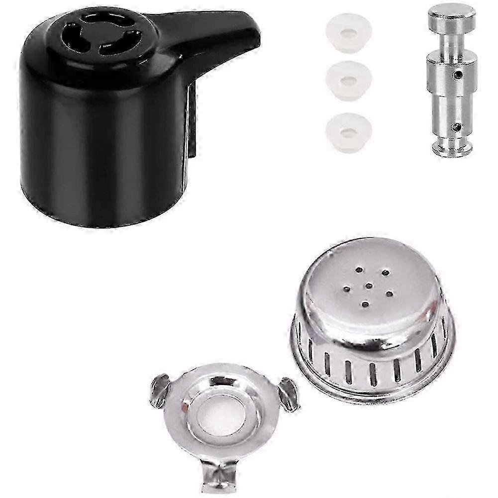 Steam Release Handle Float Valve Replacement Parts with 3 Silicone Caps for Instantpot Duo 3, 5, 6 Q