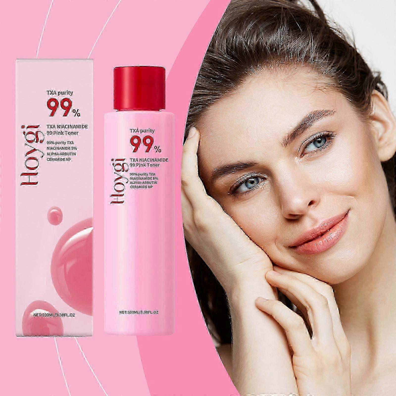TXA+ナイアシンアミド99ピンクトナー|99% 高純度 TXA+ ナイアシンアミド 5% ディープ モイスチャライジング フォーミュラ くすんだ肌用