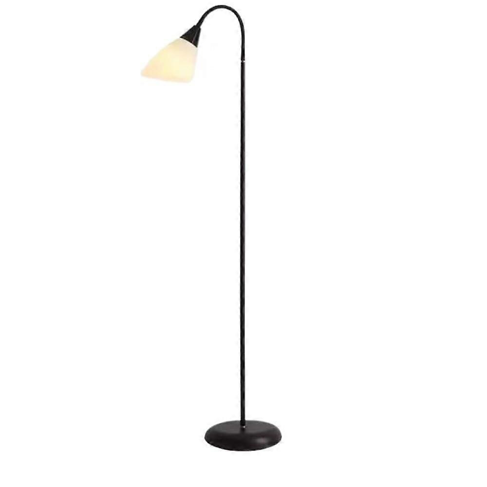 Dimmable LED Floor Lamp White 16W Remote Control Lampshade Included For Bedroom Study Office Indoor Standing Lamp