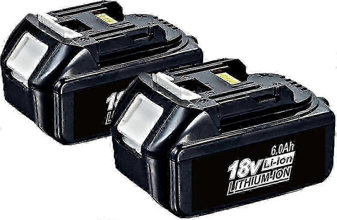 2 Pack For Makita 18v Battery 6.0 Ah Lxt Li-ion Bl1850b Bl1830b Bl1860b Cordless