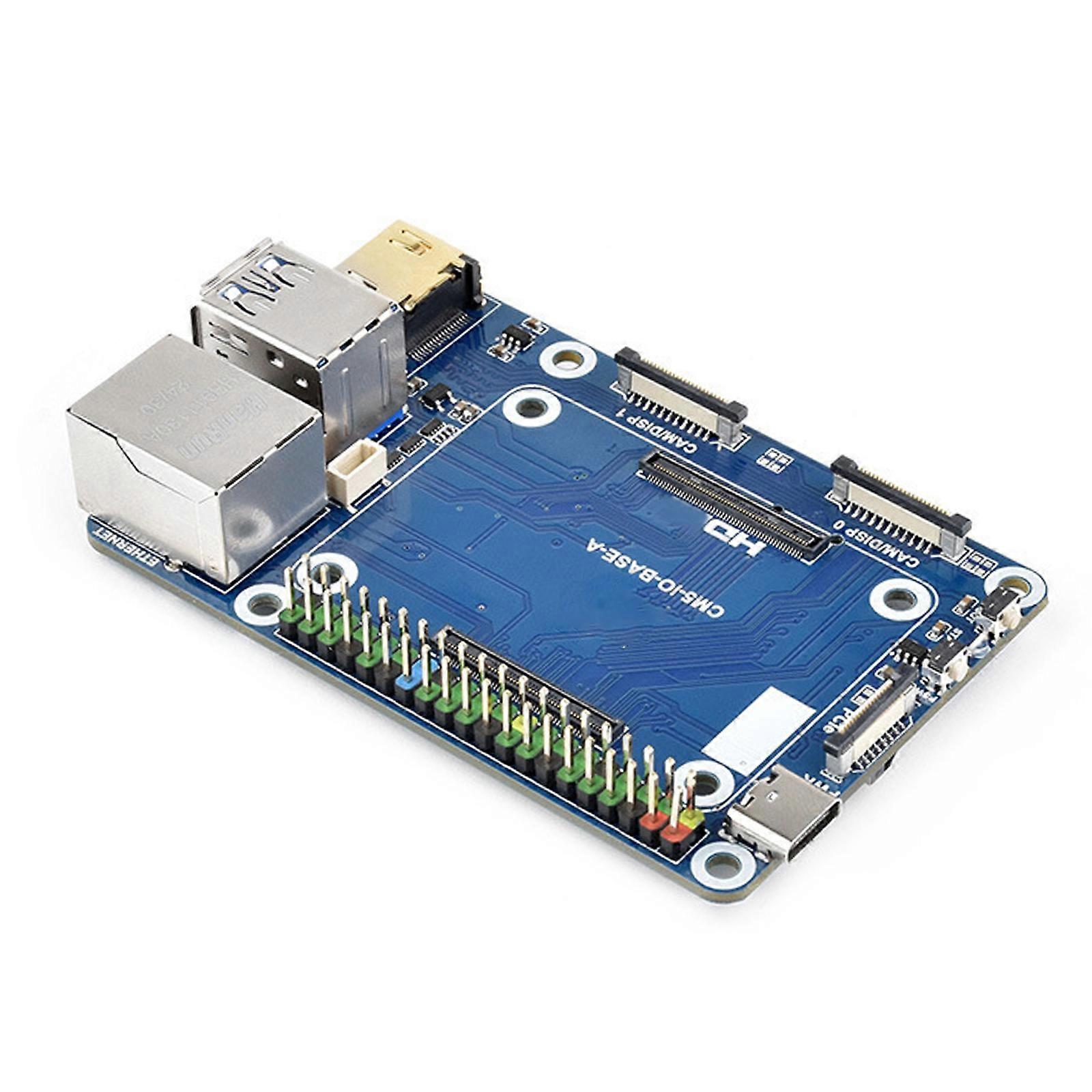 Compute Module 5 Expansion Board With Standard Connectors and GPIO Access For Project Friendly Multicolor