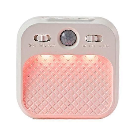 LED Night Light with Motion Sensor 120-Degree Sensing Angle Auto On/Off Easy to Install Rechargeable RGB LED Lamp Wall Light