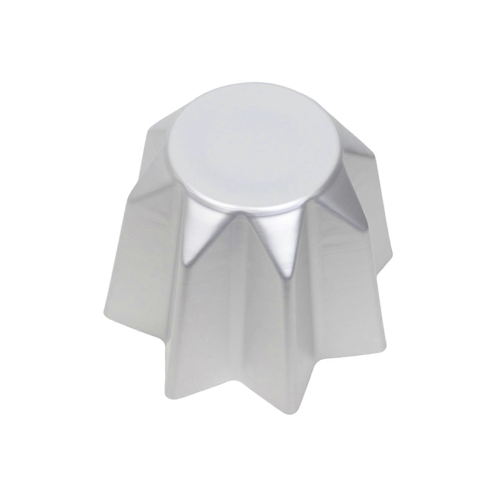 Holiday Baking molds 8 Radiating Ridges And Removable Base For Effortless Cake Release  Silver 400g