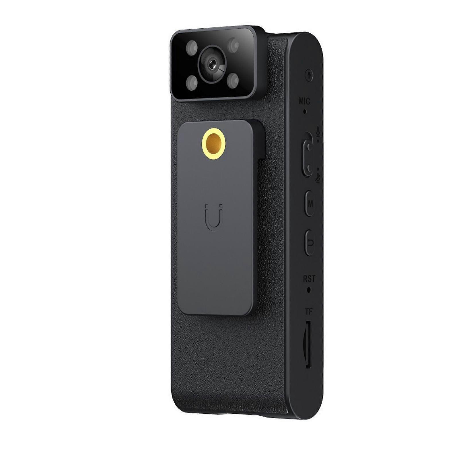 Portable Body Camera Law Enforcement Video Recorder for Evidence Recording 180° Rotation Lens Flexibility Multicolor